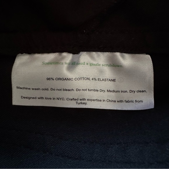 MM Lafleur The Daria '90s Black 
Jean-Eco Better Than Denim Straight Leg Size 2 - Picture 13 of 14